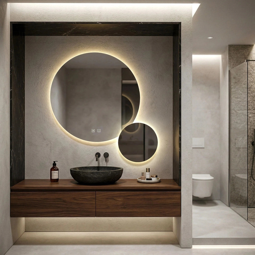 Specchio Led R-9045 90cm + 45cm