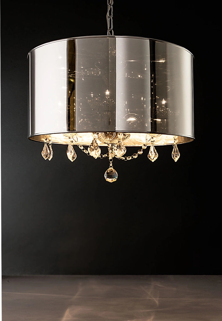 Lampadario in metacrilato trasparente cm. Ø.50 x H.78