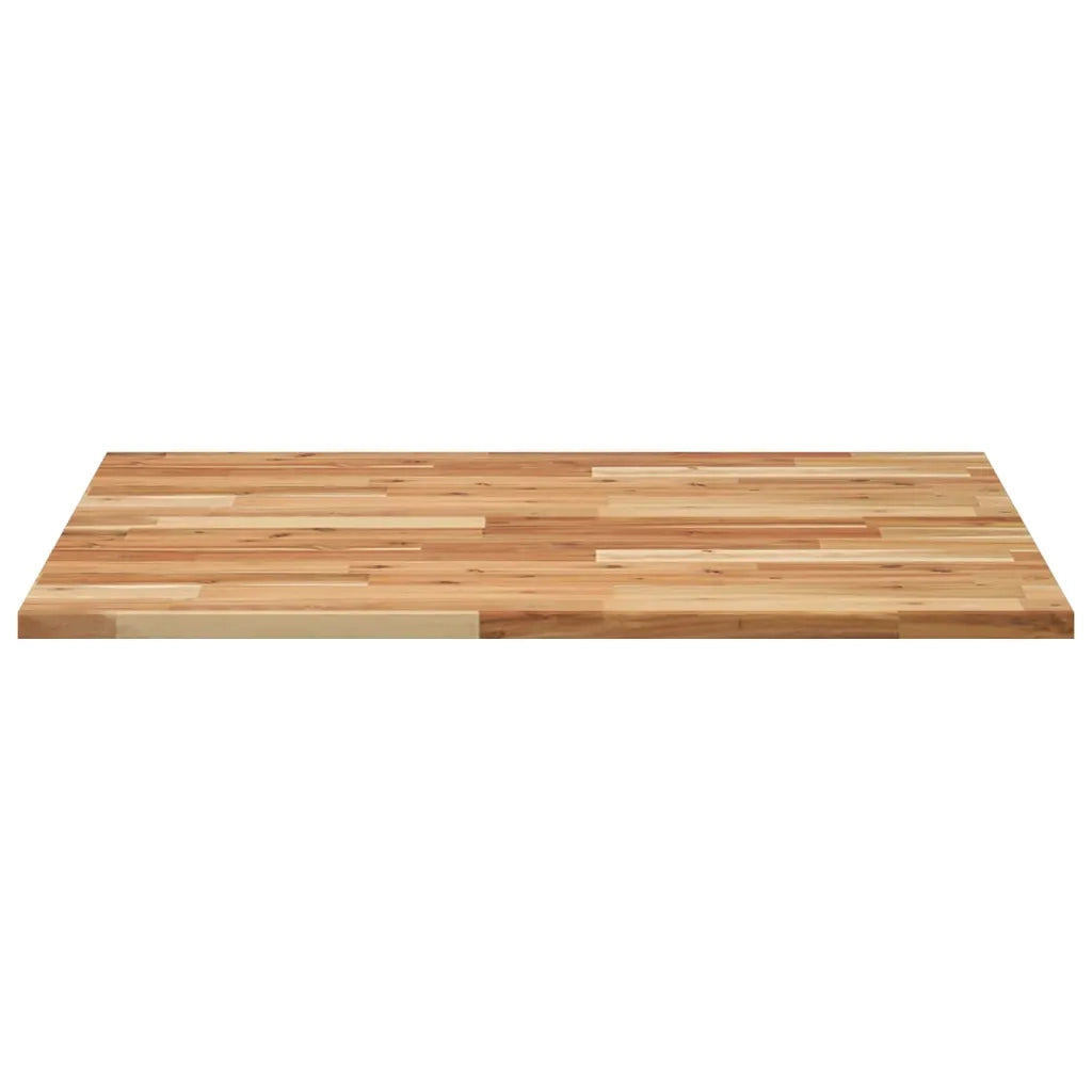 Piano Tavolo Quadrato 80x80x2 cm in Legno Massello di Acacia
