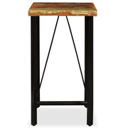 Tavolo da Bar in Legno Massello di Recupero 60x60x107 cm 245439