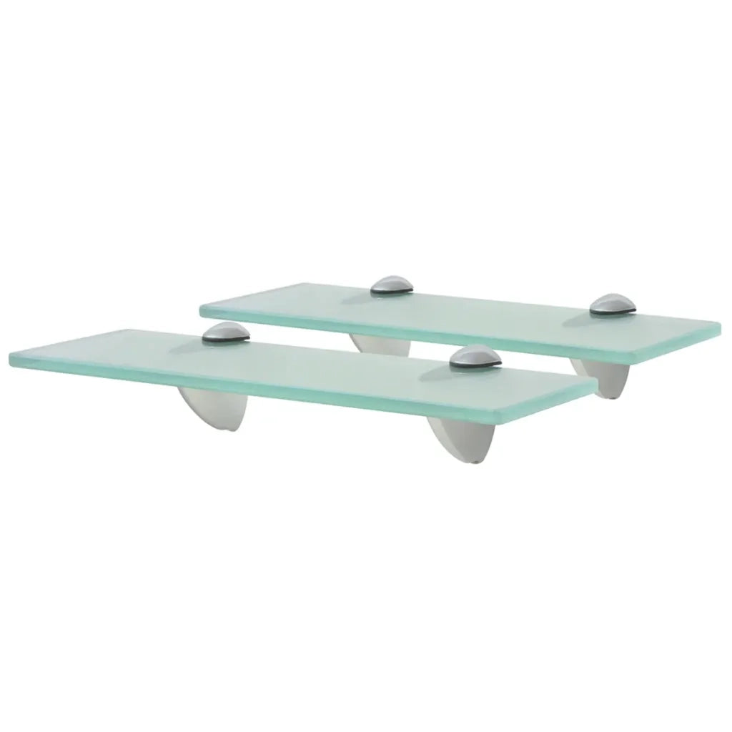 Mensole Galleggianti 2 pz in Vetro 30x10 cm 8 mm cod mxl 33341