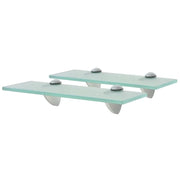Mensole Galleggianti 2 pz in Vetro 30x10 cm 8 mm cod mxl 33341