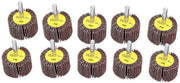 Schuren Flap Wheel Disc 80 Grit con manico da 6 mm per smerigliatura e lisciatura Schuurflap.