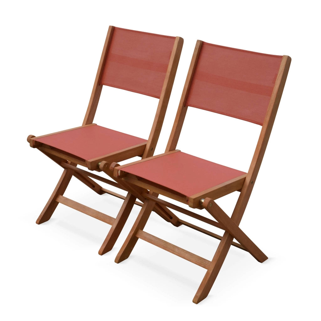 Set tavolo da giardino estensibile in legno con 10 sedie, marrone