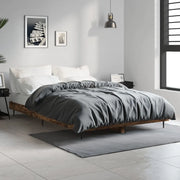Giroletto senza Materasso Rovere Fumo 120x190 cm in Truciolato 832298