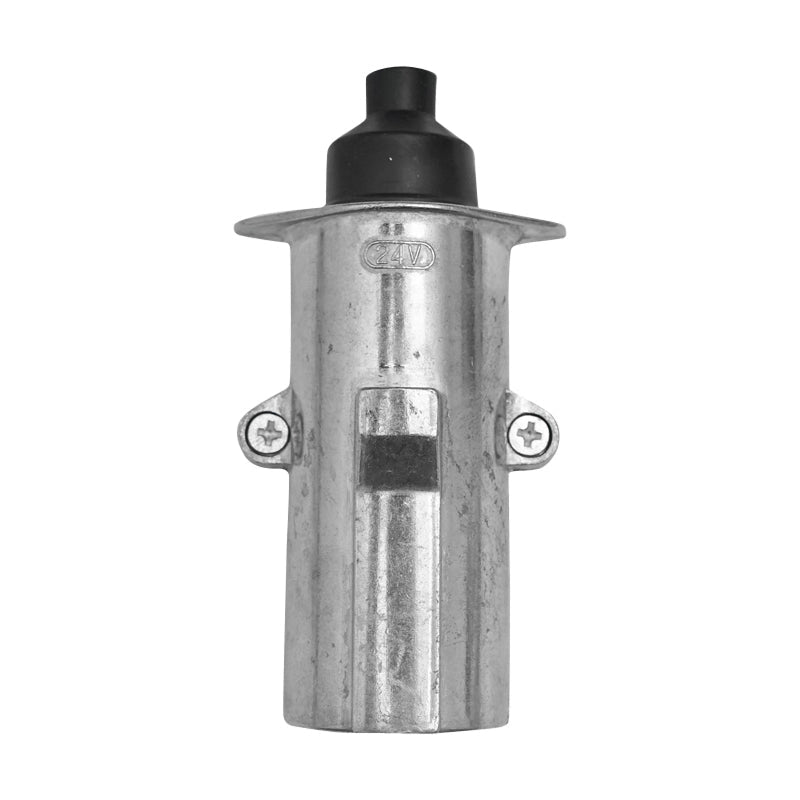 Spina rimorchio 24V in metallo 6+1 poli