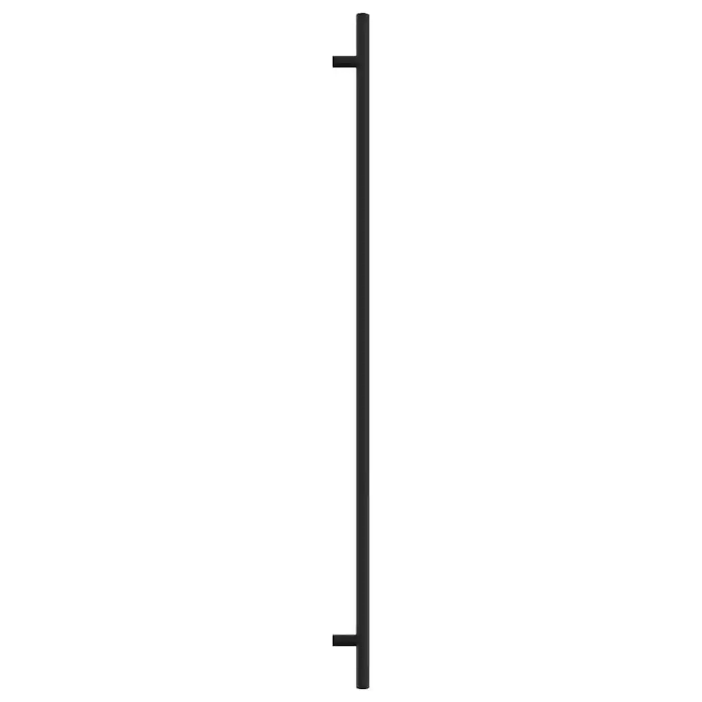 Maniglie per Mobili 10 pz Nere 480 mm in Acciaio Inox 3203630