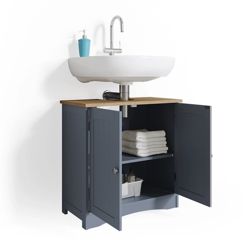 Vicco Mobile sottolavabo per bagno Grigio 60 x 60 cm