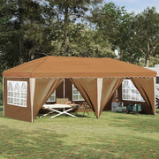 Tenda per feste a pop-up 575 x 288 x 245 cm Beige 42019804