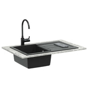 Lavello Nero 780 x 500 mm 80% Quarzo e 20% Resina CFW9518728