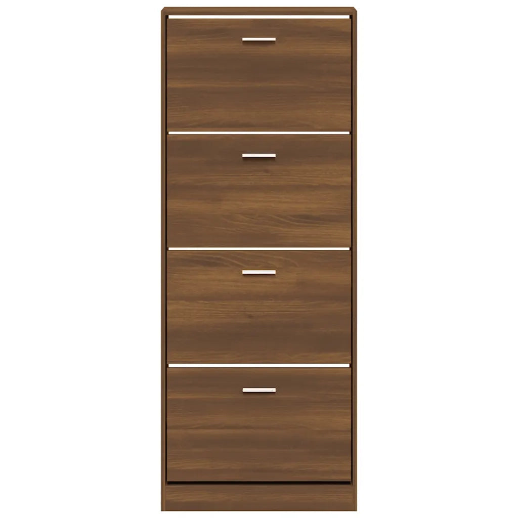 Scarpiera Rovere Marrone 59x17x150 cm in Legno Multistrato cod mxl 46510
