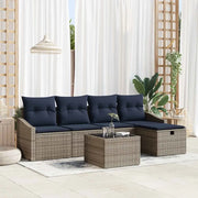 Set di divani con cuscino 5 pcs polyrattan 3360606