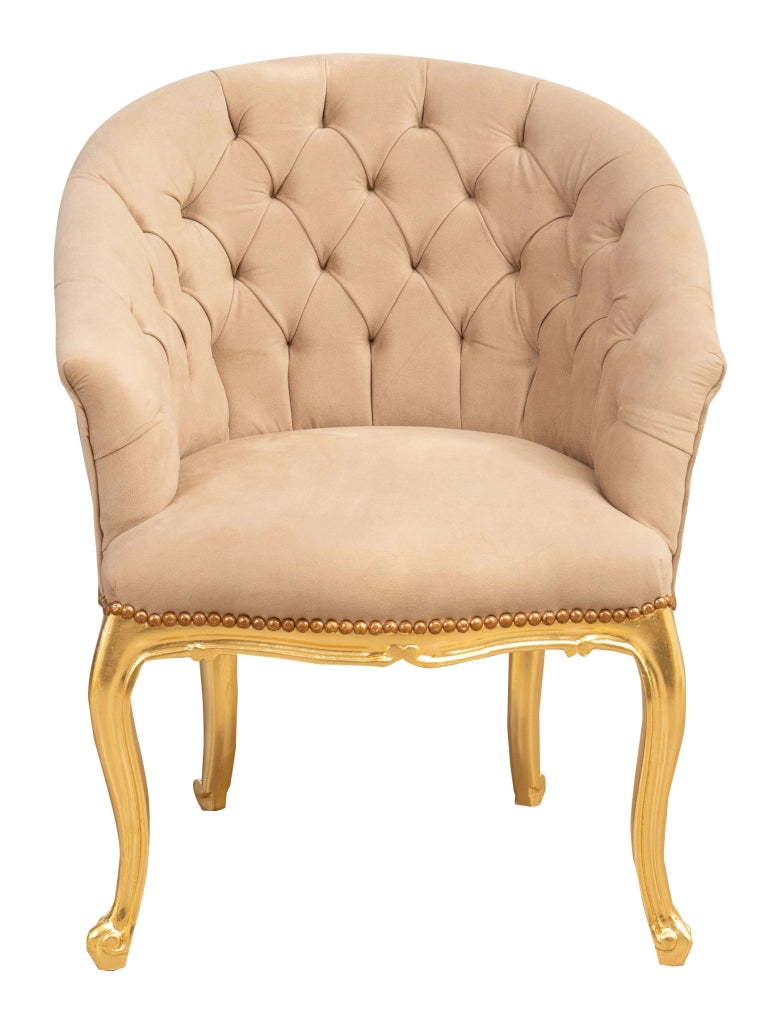 Biscottini Poltrona stile francese Luigi XVI in legno massello di faggio Sedia XVI, faggio,
