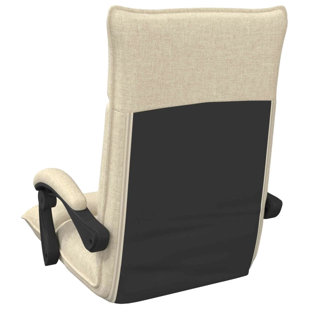 Sedia da Pavimento Crema 66 x 66 x 80 cm Tessuto 42028199