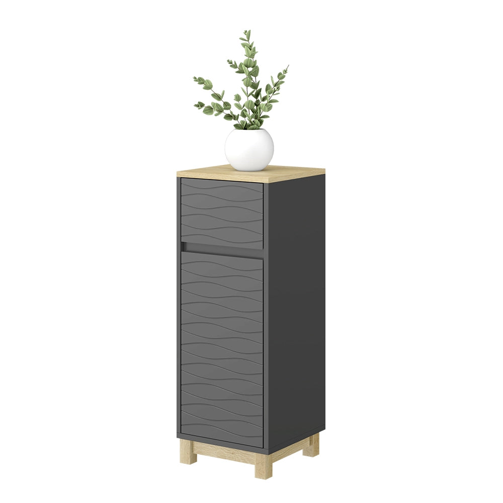 Vicco Mobile midi Antracite 30 x 80 cm con cassetto