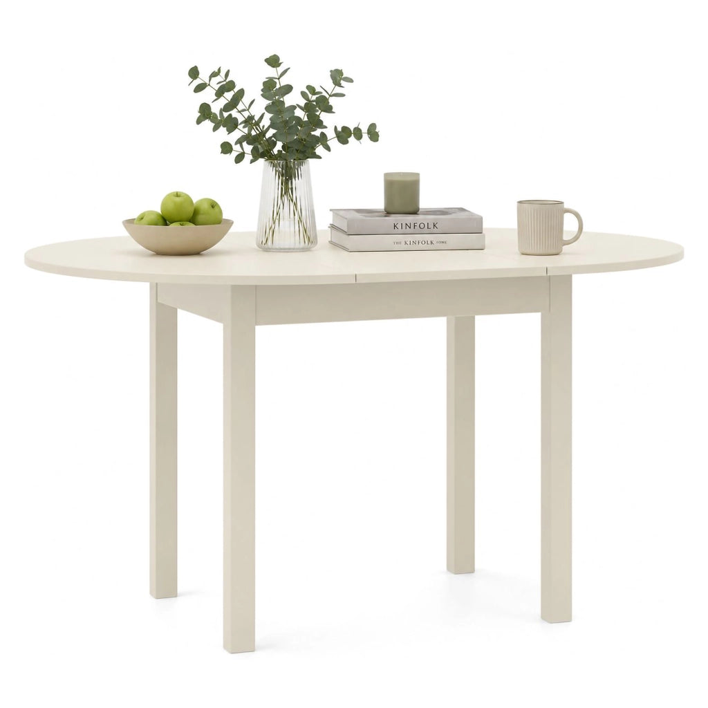 Liriteda, Tavolo Allungabile 6 Posti, 100x80x76h cm Beige
