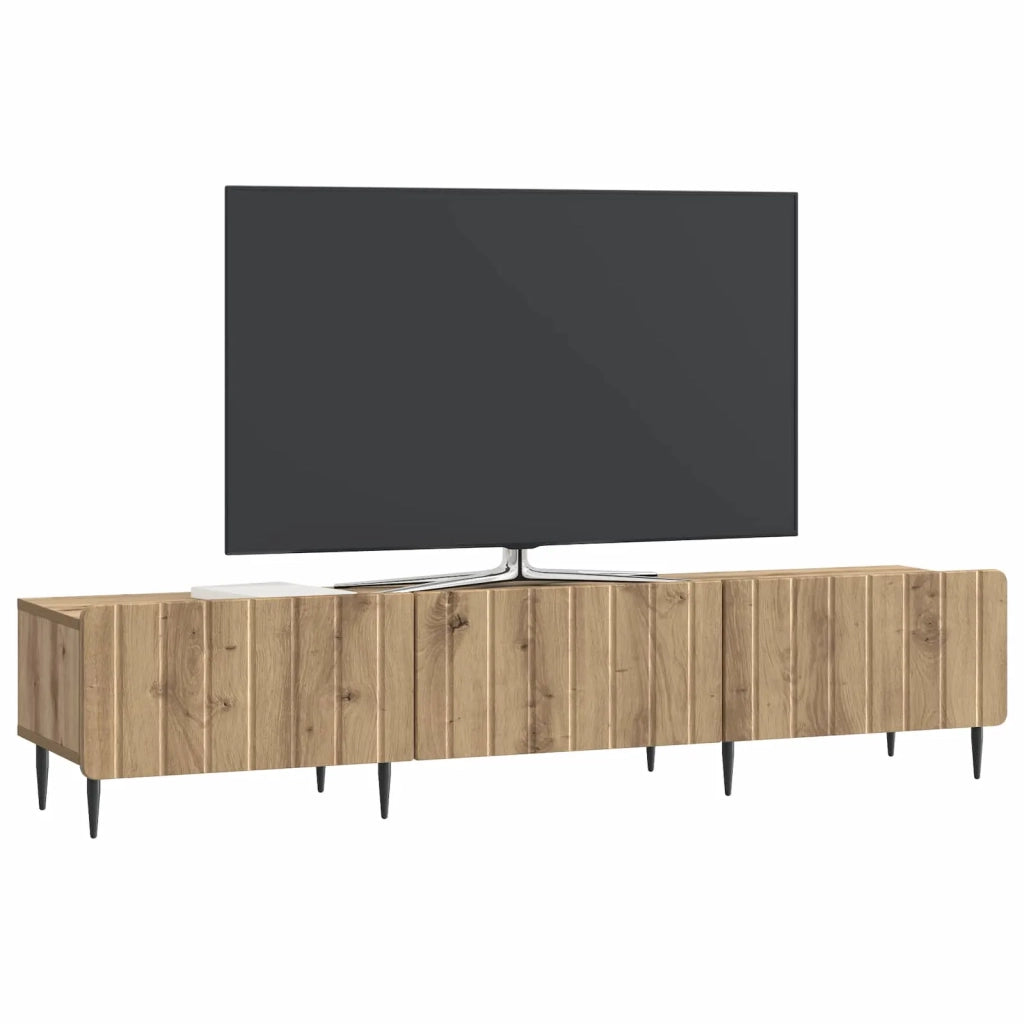 Mobile TV con cassetto Rovere Artigianale 147 x 34,5 x 32 cm
