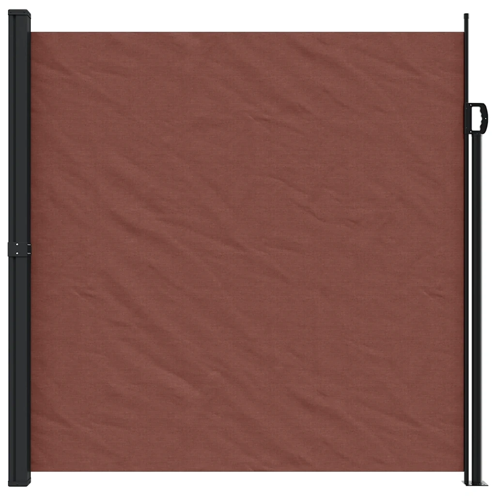 Tenda da Sole Laterale Retrattile Marrone 200x300 cm