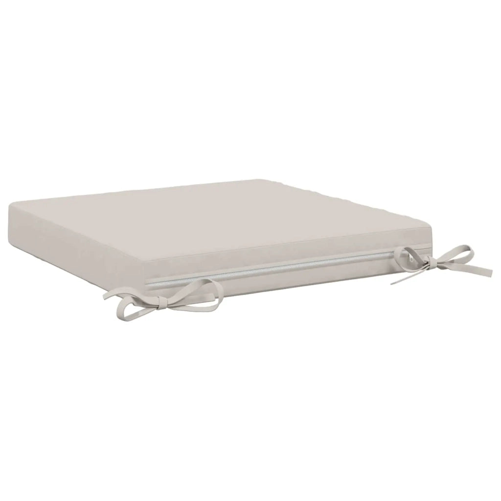 Cuscini per Sedia in 4 Pezzi SOEST 4 pz 100% Poliestere Bianco 944385