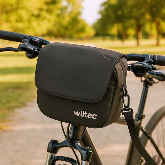 Lenkertasche Fahrrad 5 l, kompakte Fahrradtasche für Lenker 21 x 9 x 21 cm, Lenkradtasche mit Schultergurt, ideal für E-Bike, Rennrad, Gravelbike