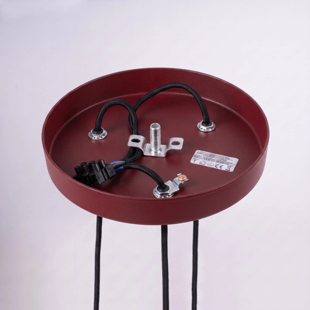 Lampada a sospensione ARCHE 3P bordeaux
