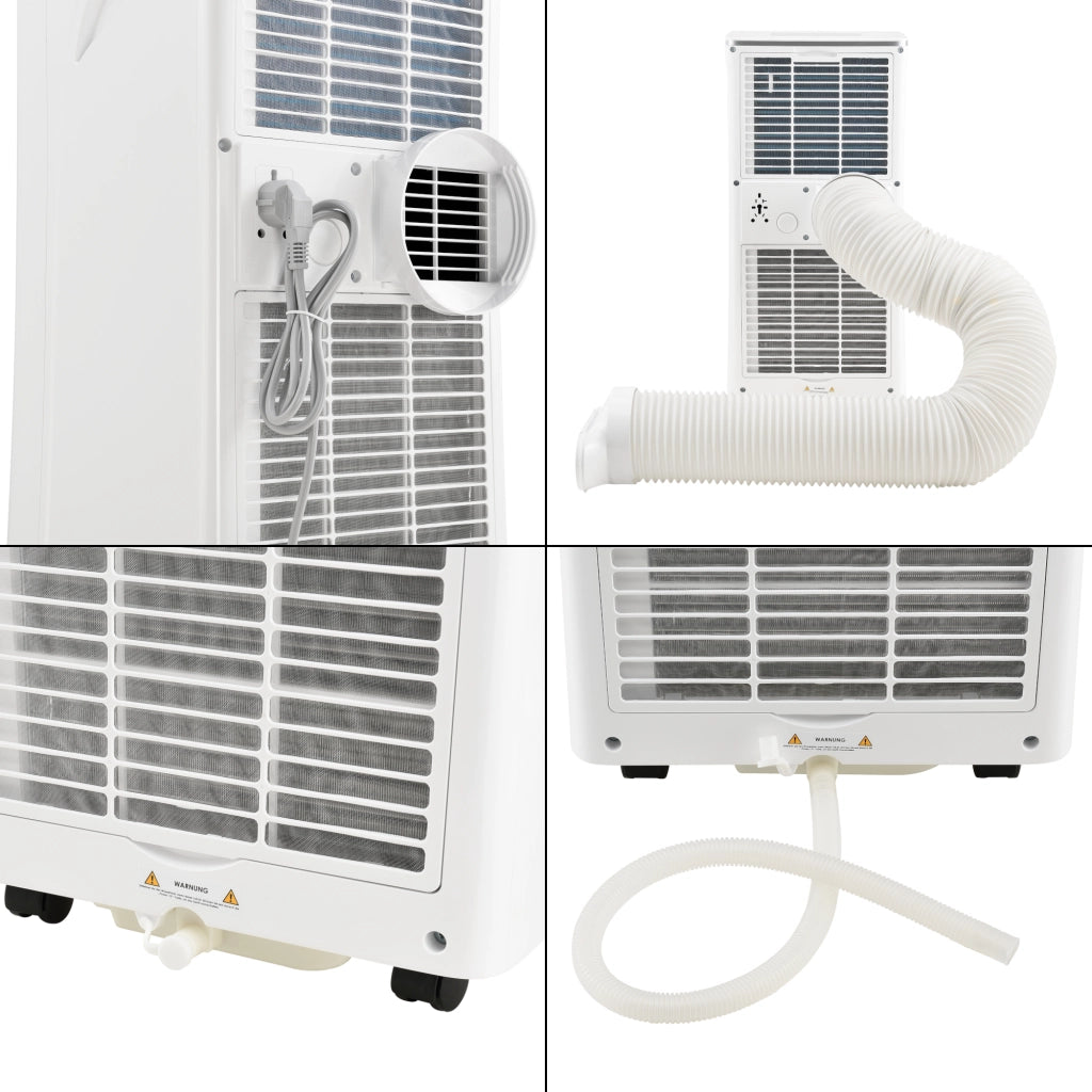 Climatizzatore Portatile 3 in 1 con Kit per Finestre, Timer 24h e Telecomando Condizionatore per Stanze fino a 40 m²