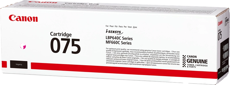Canon 075 cartuccia toner 1 pz Originale Magenta