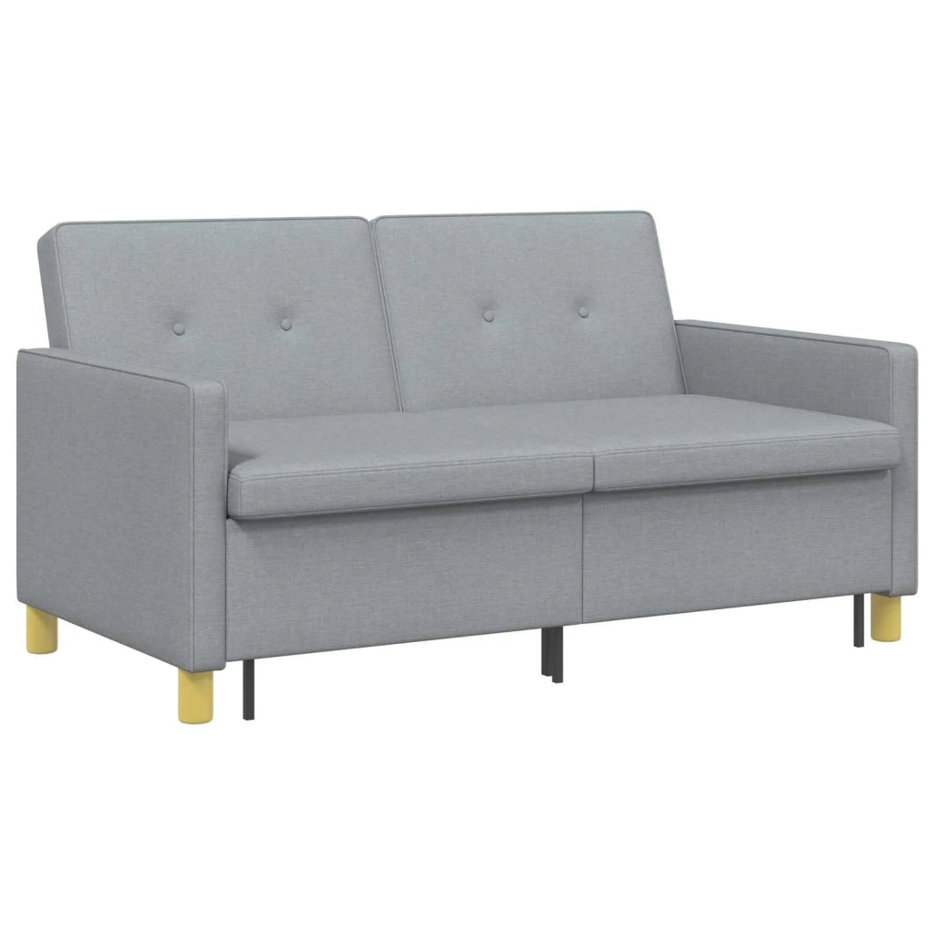 Divano Letto Estraibile Verde chiaro Tessuto