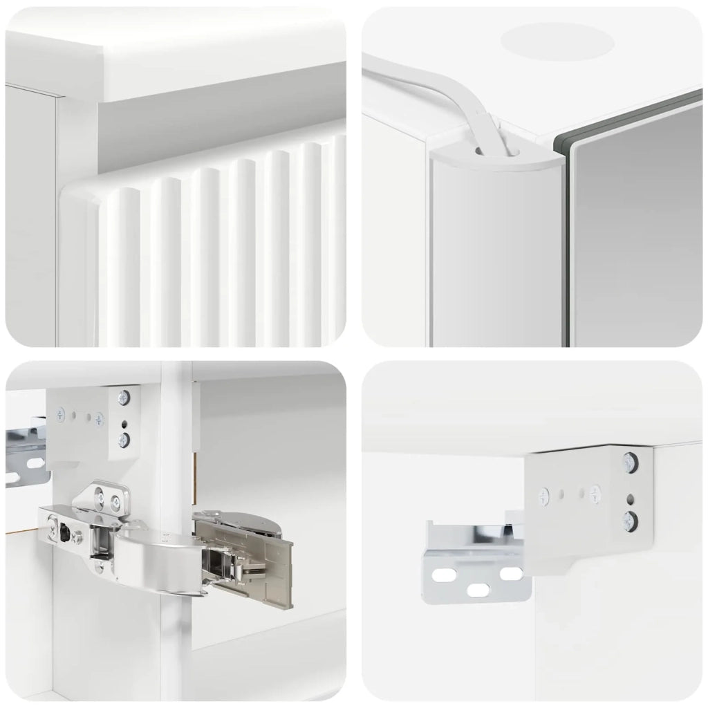 Set di mobili per il bagno 6 pcs Bianco 3407151