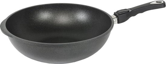 Wokpan professionale 32 cm - Adatto per Induzione con Steel rimovibile