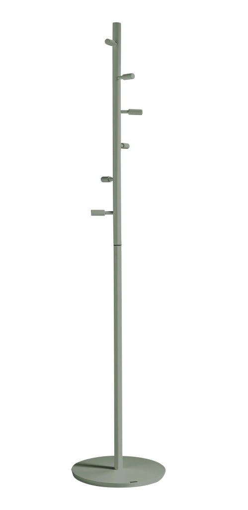 Appendiabiti Herdasa legno di faggio finitura verde 182x37x37