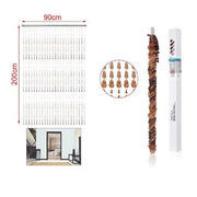 Trade Shop - Tenda Con Perline Colorate A Fili Supporto Per Porta 90x200cm Moschiera 2002914 -