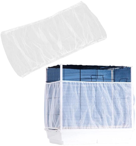 Recinzione per volatili 30 cm alta - Raccoglitore per volatili - Rete protettiva - Fili nylon resistenti - Corda elastica regolabile - Pulizia facile - Recinzione per volatili Rete