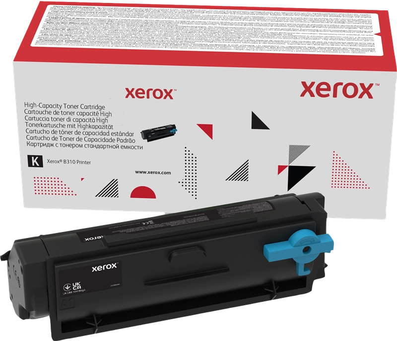 Xerox Cartuccia toner Nero a Alta capacità da 8000 Pagine per Stampante ® B310, Stampante multifunzione ® B305/ ® B315 (006R04377)