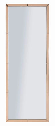 Specchio Da Muro Berlino Rosa Cm 55X2X150 Design Elegante