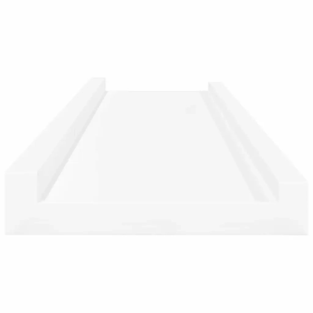 Mensole da Parete 4 pz Bianche 80x9x3 cm 326662