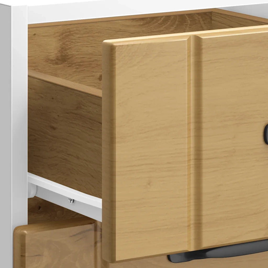 vidaXL Base da Cucina Lucca Rovere Artigianale in Legno Multistrato