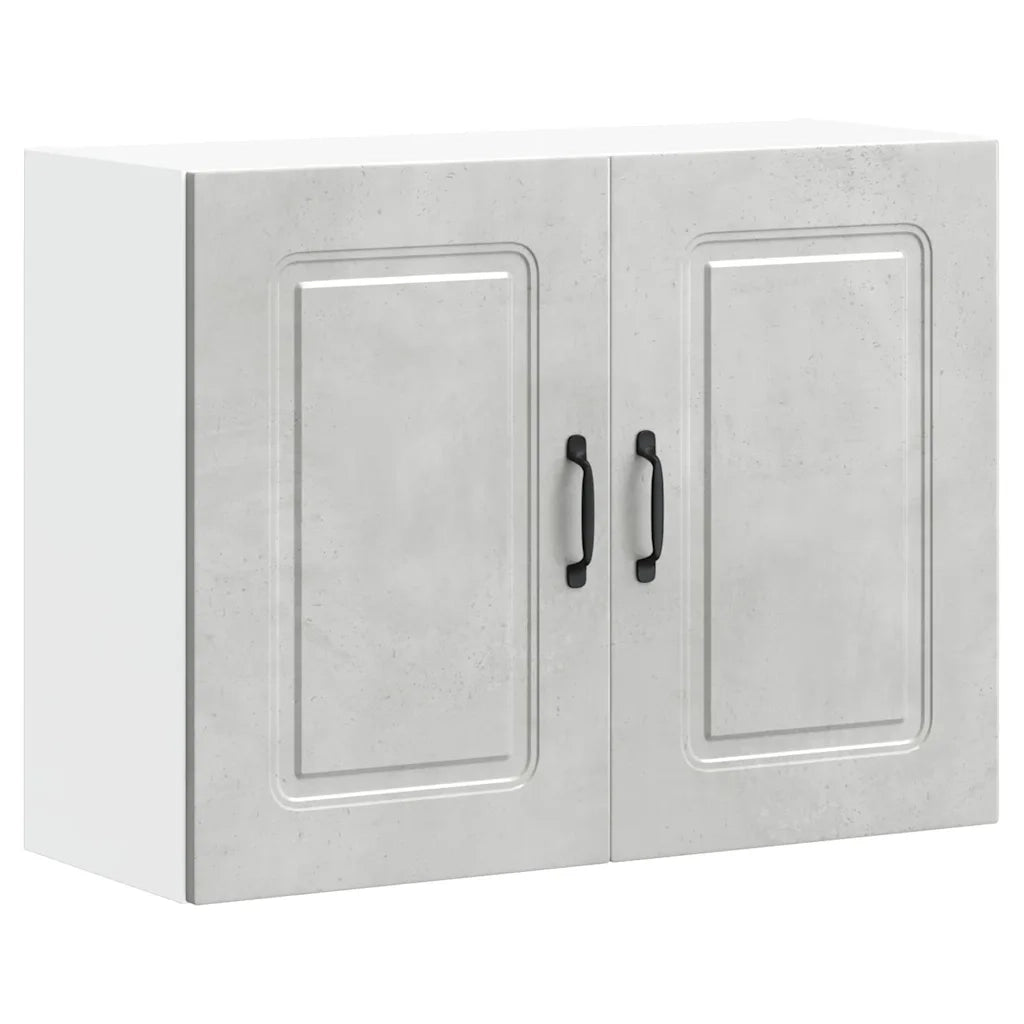 Pensile da cucina Kalmar 80 x 31 x 60 cm ampio spazio contenitivo moderno legno composito grigio cemento 02_0049996