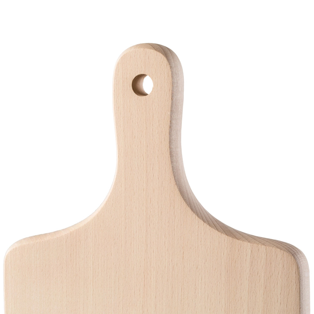 Tagliere da cucina tradizionale in legno KADAX con manico, 28x17,5 cm, faggio