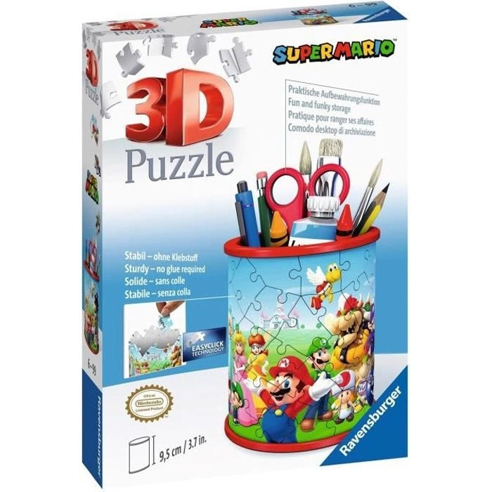 Portapenne puzzle 3D - Super Mario