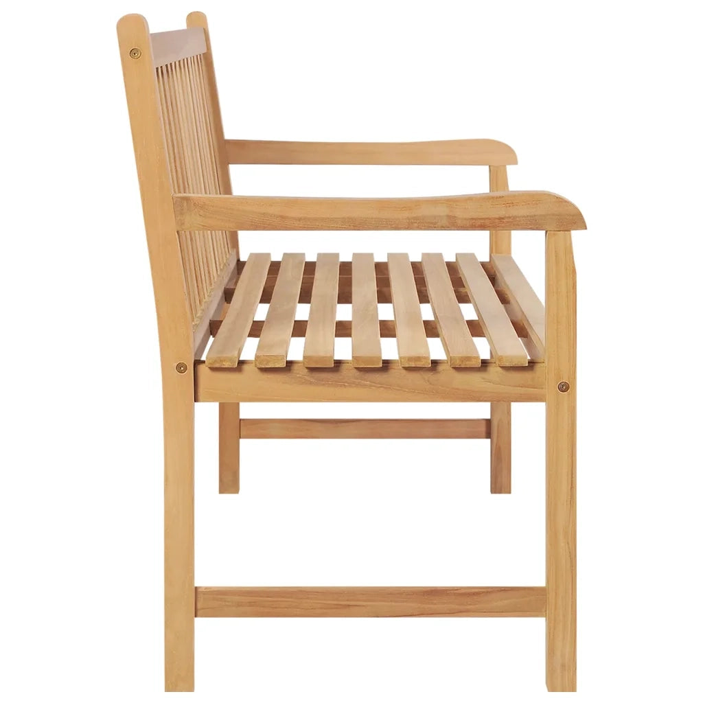 Panchina da Giardino 114 cm in Legno Massello di Teak 316622