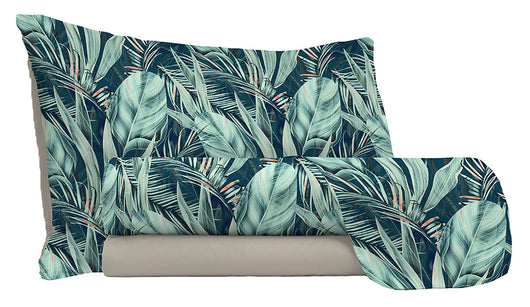 Set Lenzuola Singolo Sopra Sotto e Federe in Microfibra Tropical