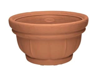 VASO LARA TONDO  45, ø cm.42x23 h.    DI MARTINO