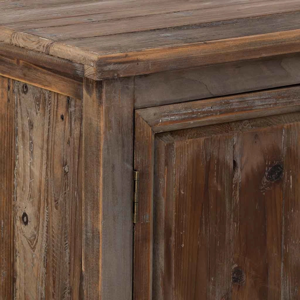 Credenza in legno a 4 ante 160x40x85