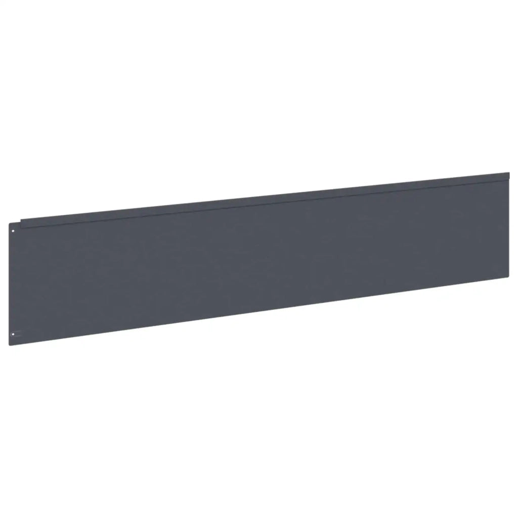 Bordura per Prato 10 pz 100 x 22 cm Acciaio Antracite 8008858