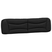 Cuscino Testiera Hvar Nero 200 cm in Similpelle CFW2404926