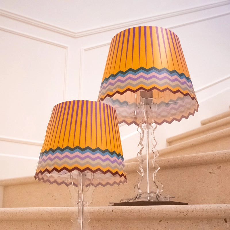 LAMPADA DA TAVOLO GRANDE BRIGHELLA 1 LUCE ATTACCO E27 DISEGNO RAINBOW