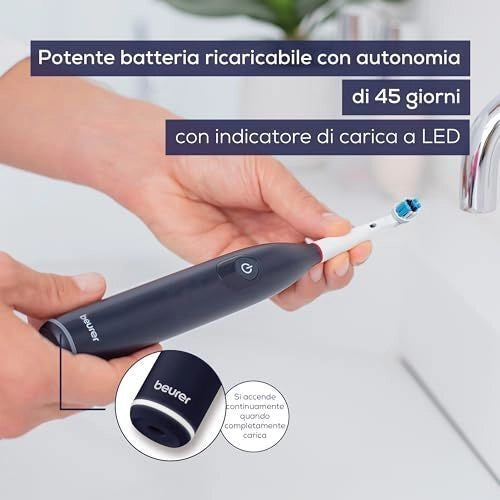 Beurer TB 50 Adulto Spazzolino oscillante Blu