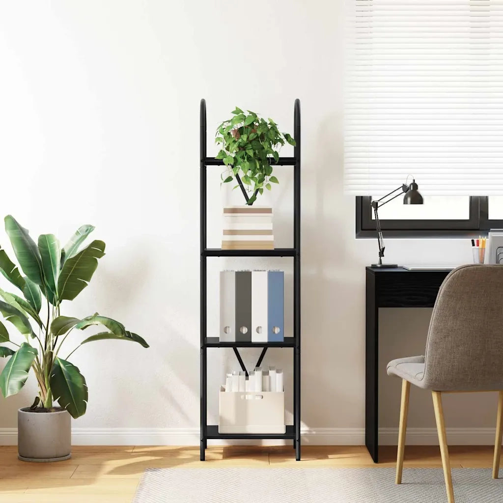 Libreria Rovere Nero 40 x 30 x 146 cm Legno multistrato