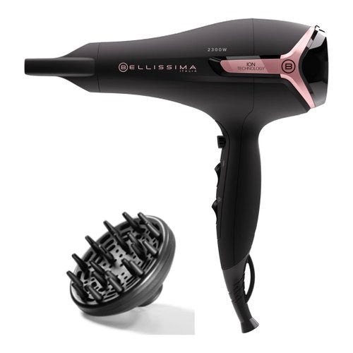 Bellissima k9 2500 asciuga capelli 2300 w nero, rosa - 11860